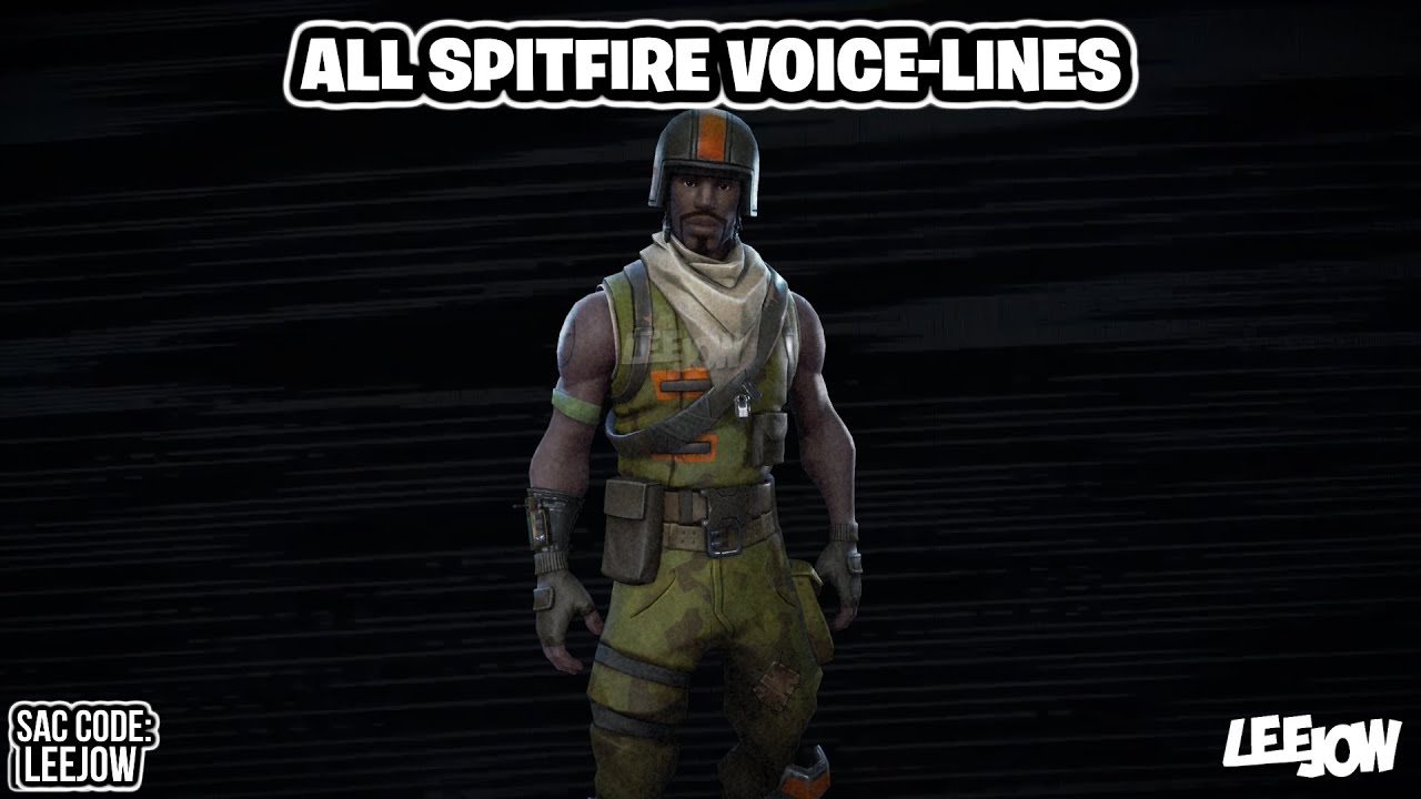 Fortnite - Spitfire | All Hero Voice-lines (STW)