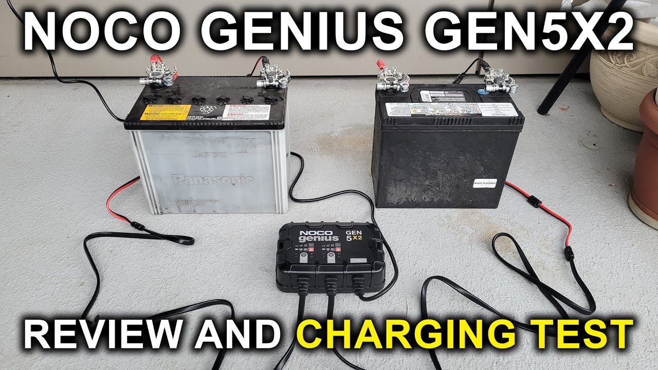 NOCO Genius GEN5X2 Battery Charger And Maintainer Review! Charging And Repair (Desulfation) Tests.