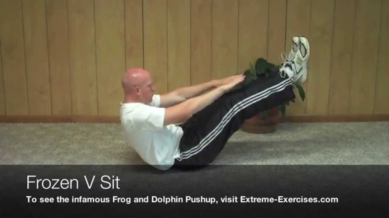 Frozen V Sit Exercise