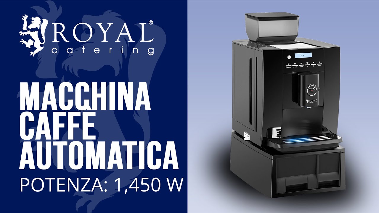 Macchina caff&egrave; automatica con macinino Royal Catering RC-FACMP | Presentazione del prodotto