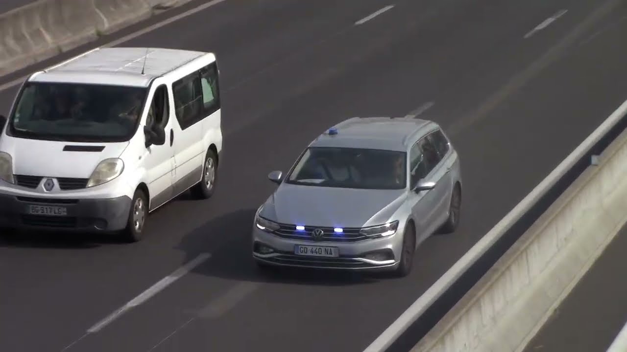 🚨Véhicule banalisé gendarmerie/police nationale en urgence