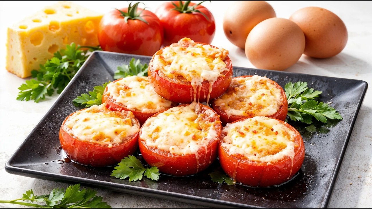 Cheesy Baked Eggplant with Tomato — The Dish Everyone Loves! Best Recipe!