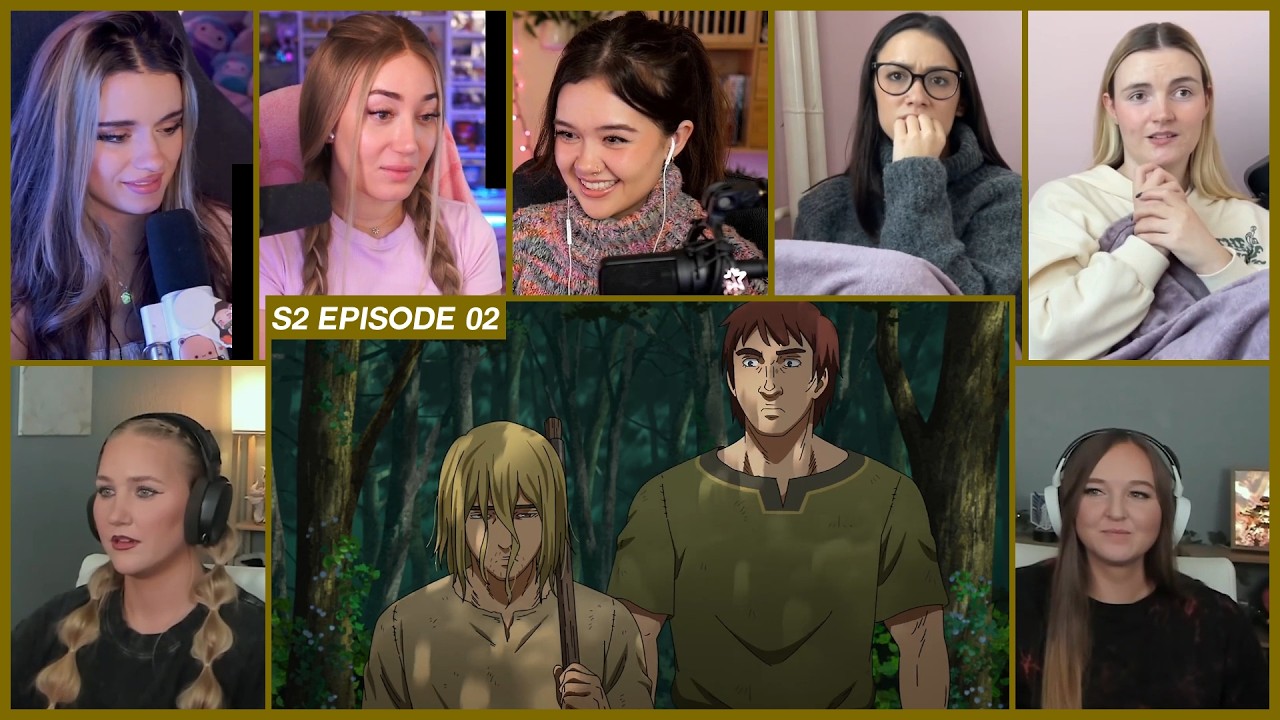 [GIRLS REACT] Einar meets Thorfinn | Vinland Saga S2 Ep 2 Girl Reaction Mashup
