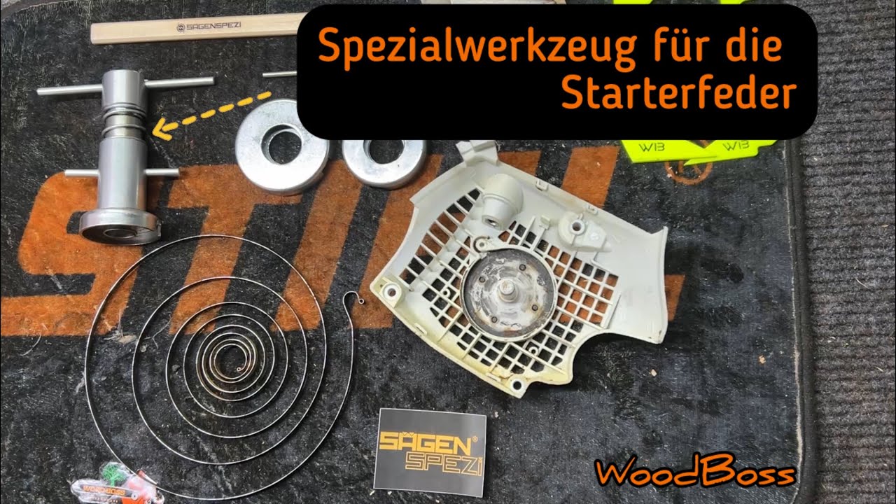 STIHL Motorsäge Starterfeder Reparatur Rebuilt Chainsaw #woodboss #sägenspezi #chainsaw