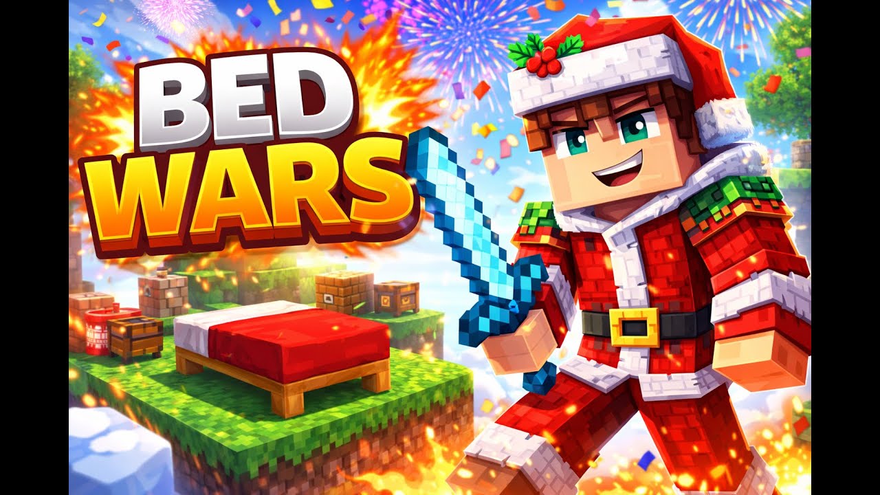 Minecraft bedwars close to win:(