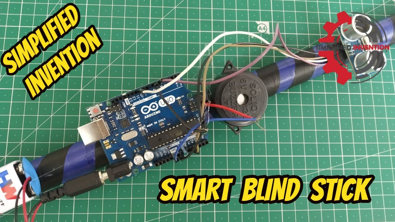 Smart Blind Stick For Blind | DIY |Technical Education | Stephen | Ratnesh | Simplified Invention