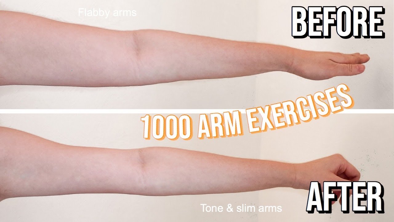 I DID 1,000 ARM EXERCISES IN ONE DAY!!! *how to get tone & slim arms?* 2020