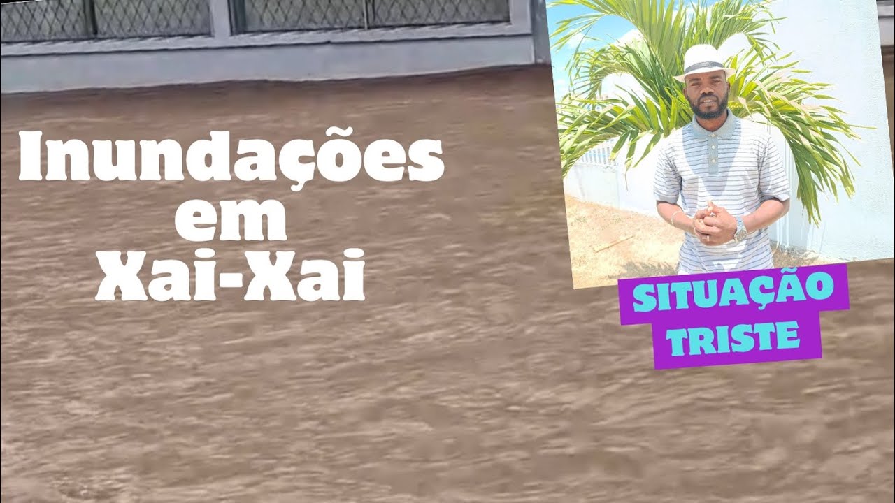 Muita chuva e estragos em Xai-Xai