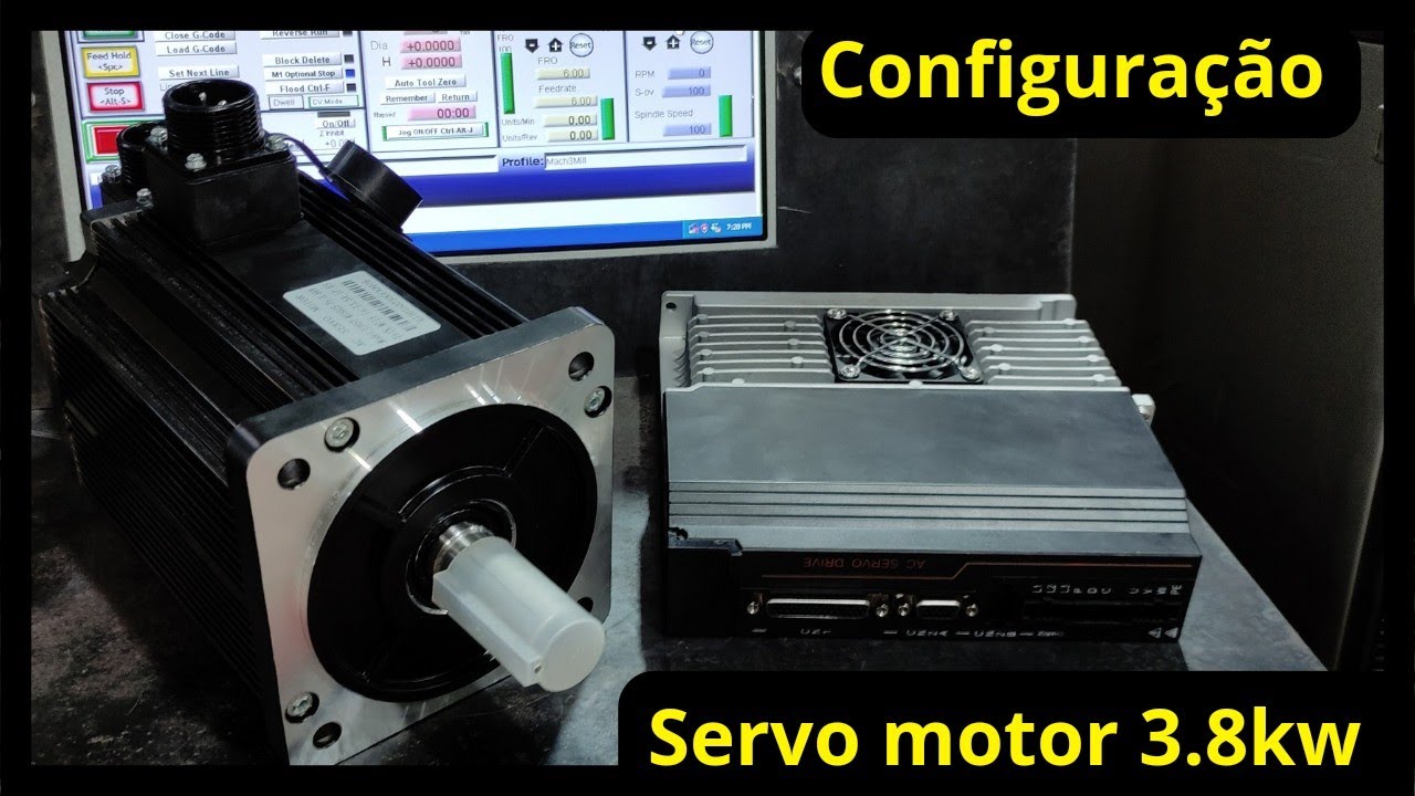 servo motor de 3.8kw como configurar AC SERVO DRIVER HL-T3DF-L30F-RABF-B