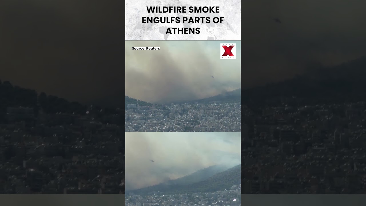 Greece Battles Massive Wildfire As Smoke Blankets Athens | NewsX World