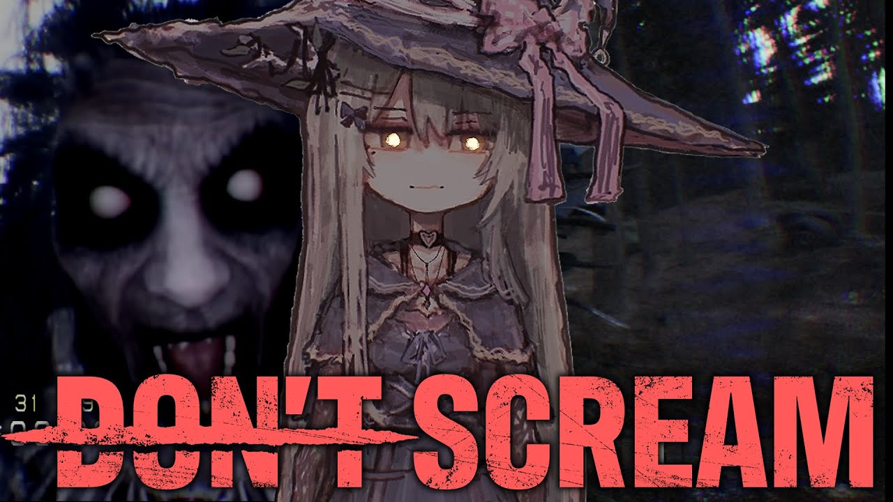 【DON'T SCREAM】 The horror game that restarts when you scream I'M DOOMED