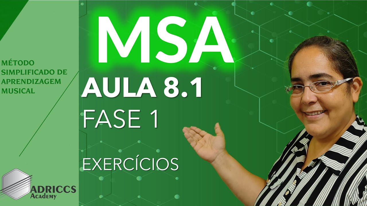 {MSA CCB} Aula 8.1 - #FASE1 - EXERCÍCIOS