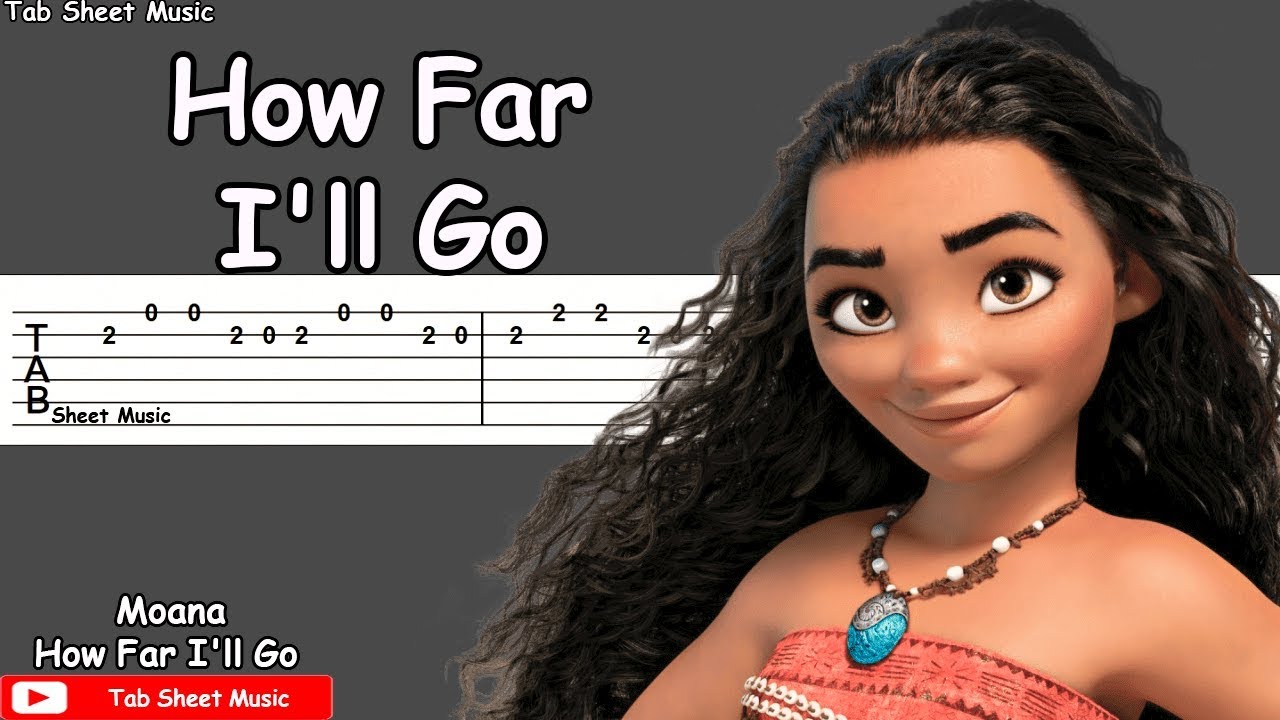Moana - How Far I'll Go (Alessia Cara) Guitar Tutorial