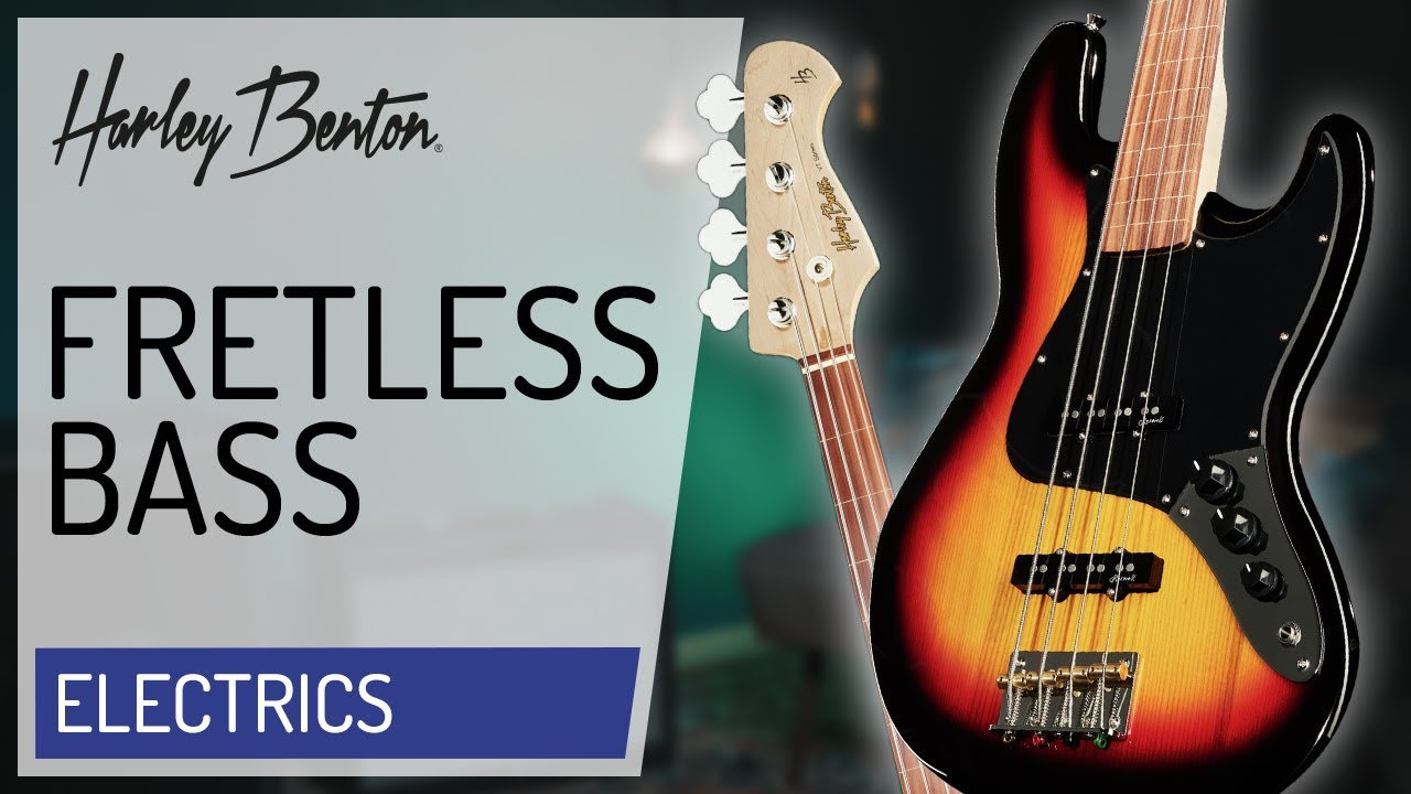 Harley Benton - JB-75 FL - Fretless Bass