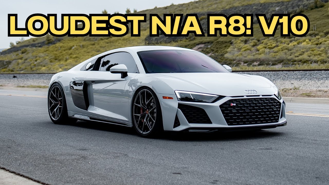 AUDI R8 AFD F1 TITANIUM EXHAUST | EXHAUST SOUND CLIP 4K