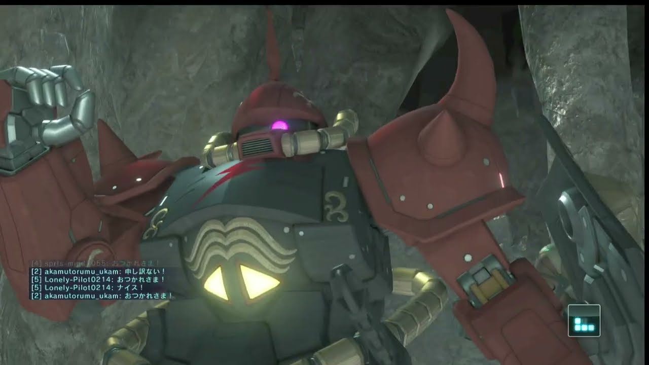 [バトオペ2] その431 地下基地 マ・クベ専用グフ 350 わかってくれる汎用が居るの助かる～～見てるか前々回のジムコマンド