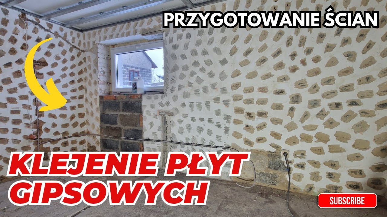 Jak przygotować ściany pod klejenie płyt KG?? #klej #sufitpodwieszany #zrobtosam #skilhelps #remont