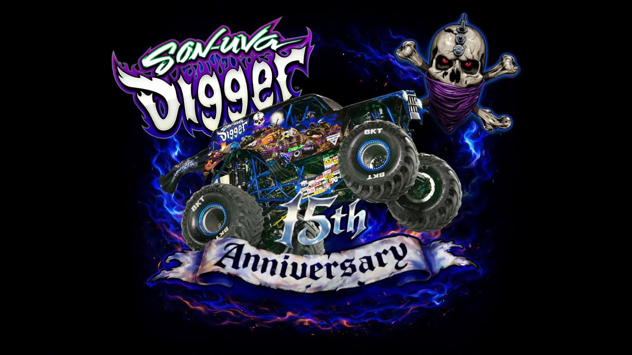 Monster Jam Son-Uva Digger 15th Anniversary Custom Intro