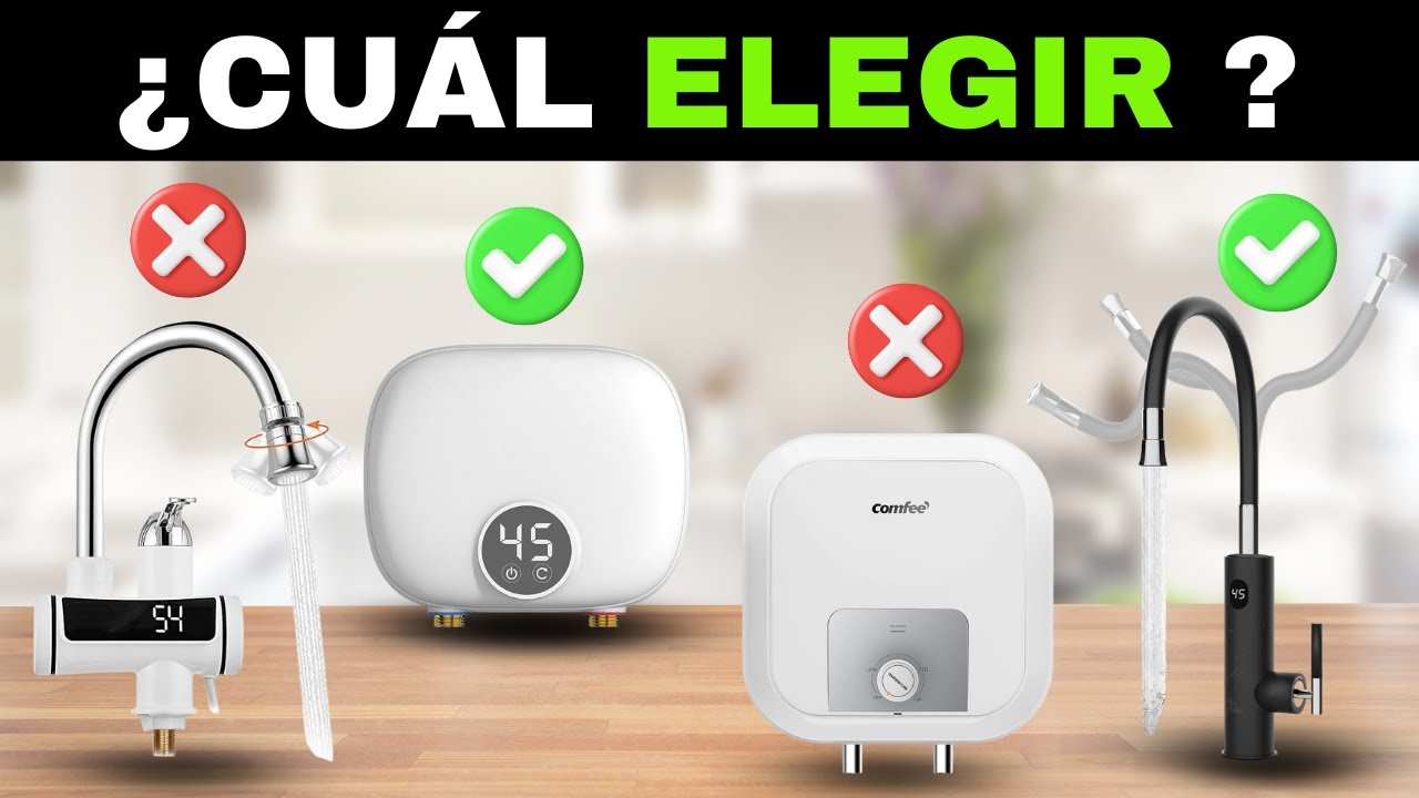 ✅7 Mejores Calentadores de Agua El&eacute;ctricos Instantaneos de Paso [2026]🔥Calidad-Precio Baratos Amazon
