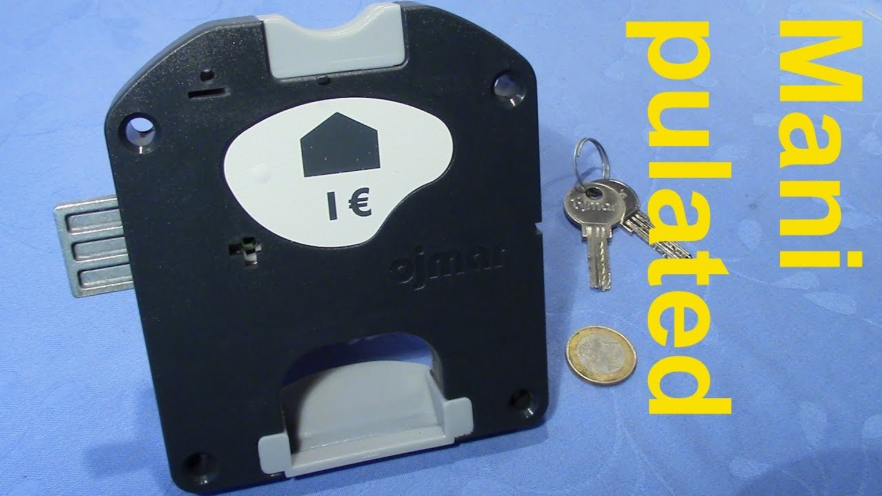 (picking 415) Locker Coin Deposit lock (Spindschloss) picked / manipulated and explained