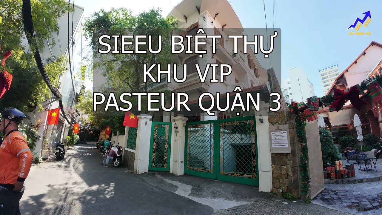 BÁN BIỆT THỰ 2 MẶT HẺM PASTEUR QUẬN 3 NGANG 15 X 27 CN 393M