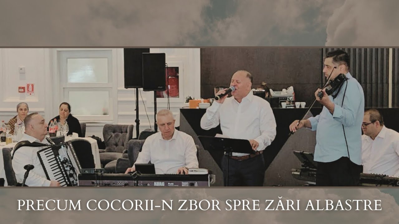 Precum cocorii-n zbor, spre zări albastre- Romeo Stan și Orchestra (Nuntă Sara & Natanael Dumitras)