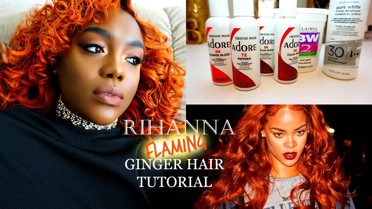 Rihanna Inspired Ginger Hair: How to revive over processed hair ft. Unice Hair