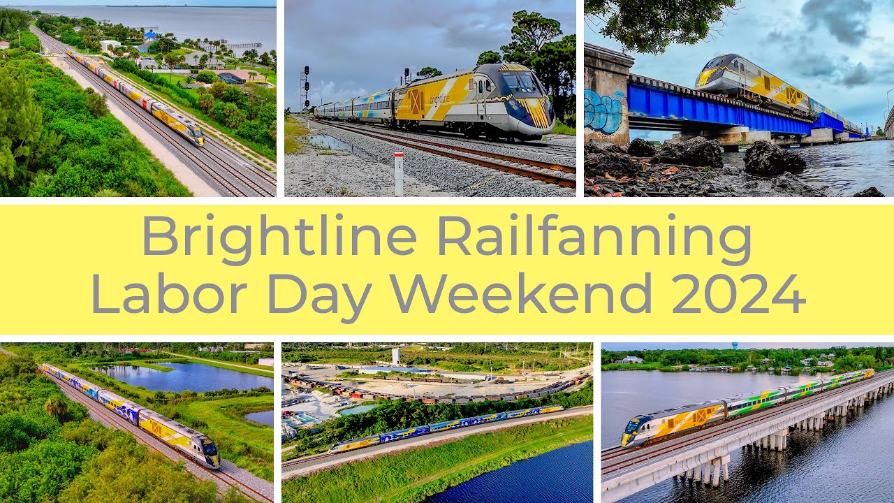 Brightline Labor Day Weekend Railfanning 2024