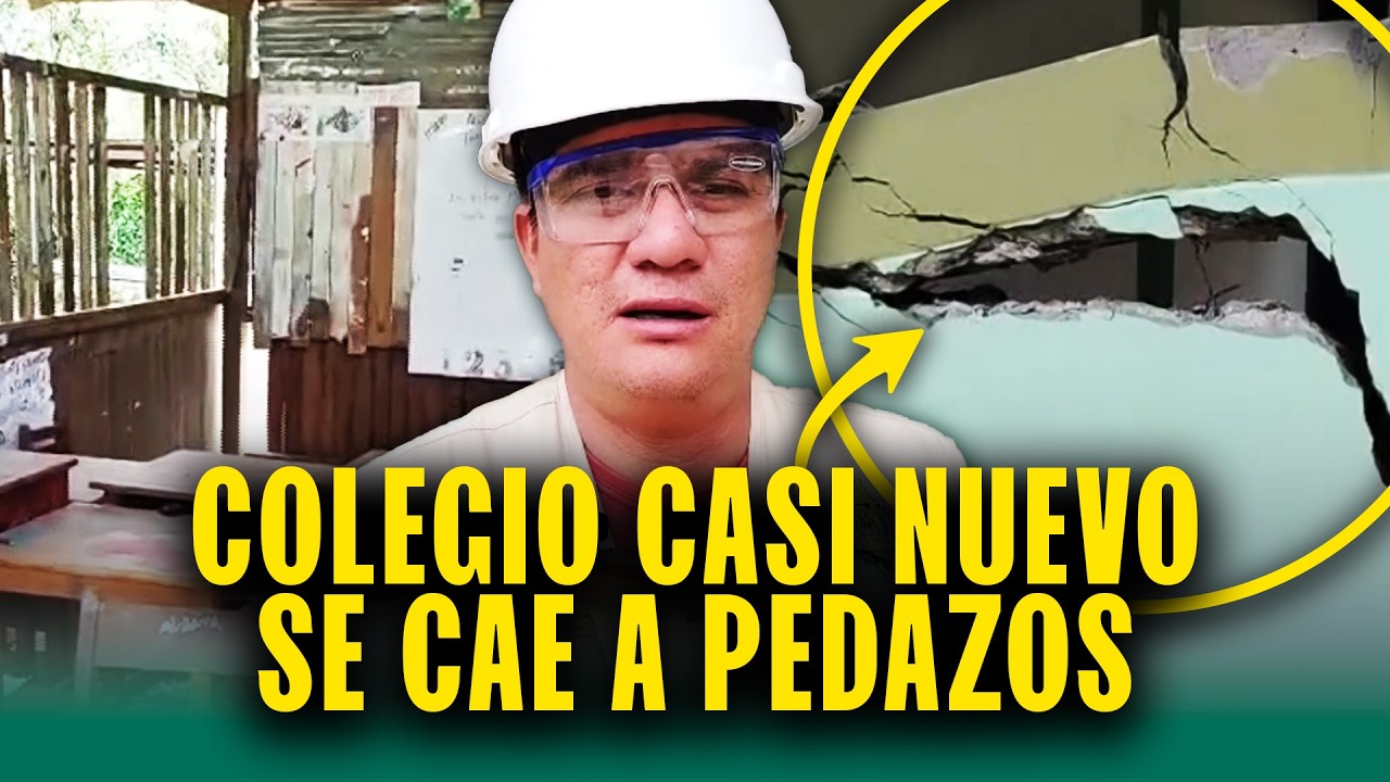 Colegios se caen a pedazos y están destruidos a días del inicio de clases en Perú