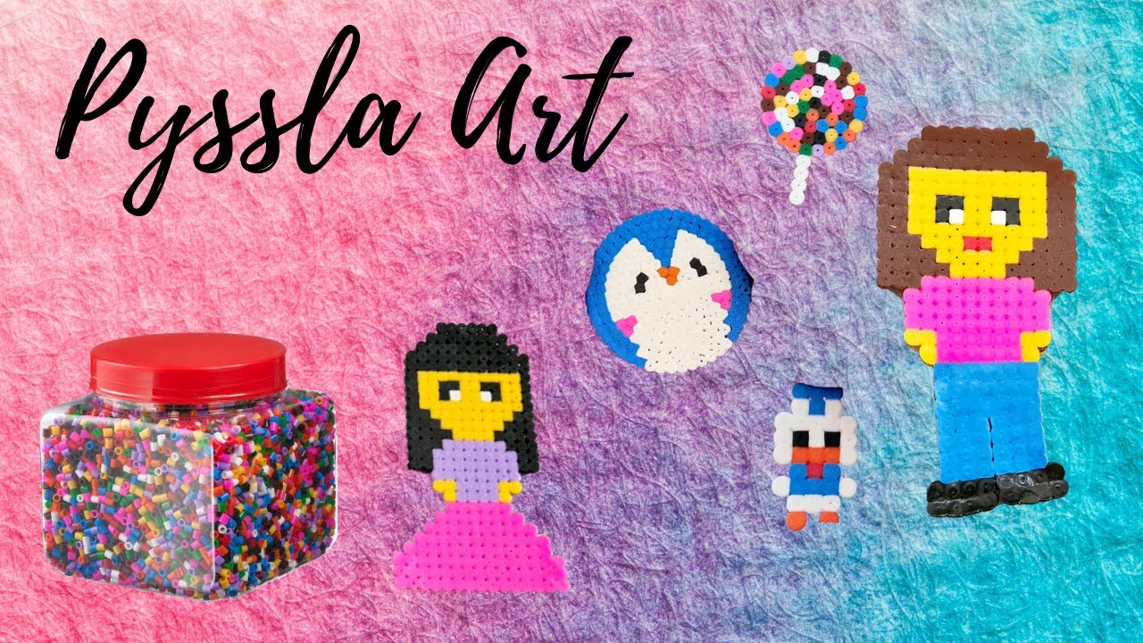 Pyssla Art| Beads Art|Pyssla Beads tutorial| Ikea Pyssla Beads|Art and Craft
