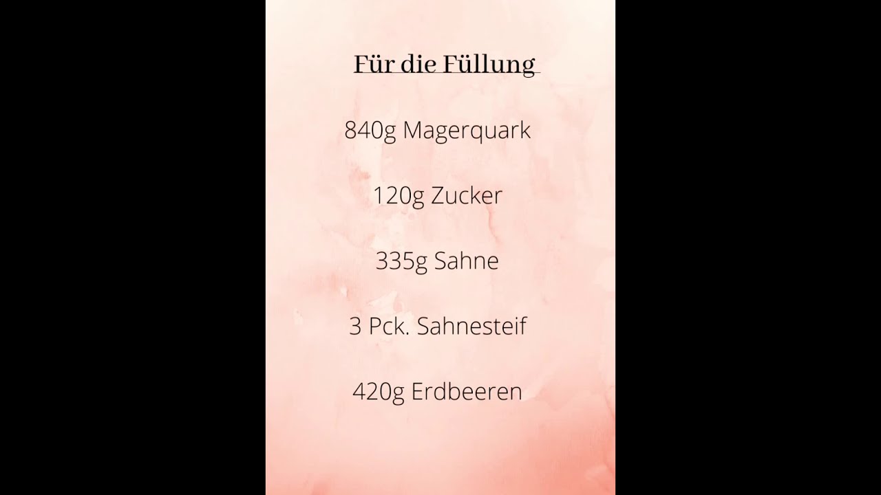 Erdbeer - Sahne - Torte