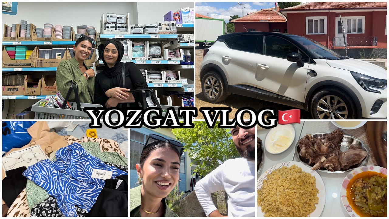 GELİN GÖRÜMCE ÇARŞIDA ALIŞVERİŞ🛍️NELER ALDIK👗ARABA KİRALADIK🚘A101 TURU🛒KÖYDE AKŞAM YEMEĞİ🍴