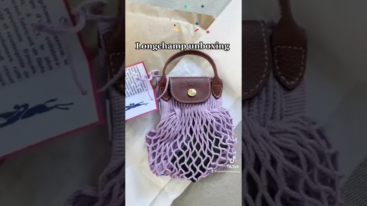 Just got this cute mini Longchamp filet bag today! How cute!