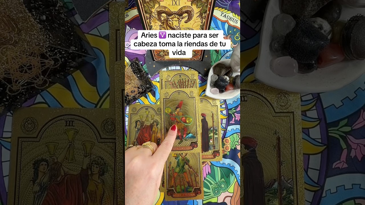 Aries ♈️ tarot reading today with godmother Oshum&hellip;