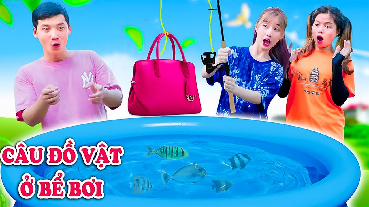 HẠT TIÊU Câu Đồ Vật Tại BỂ BƠI MA THUẬT và CÁI KẾT - TÁO XANH TV