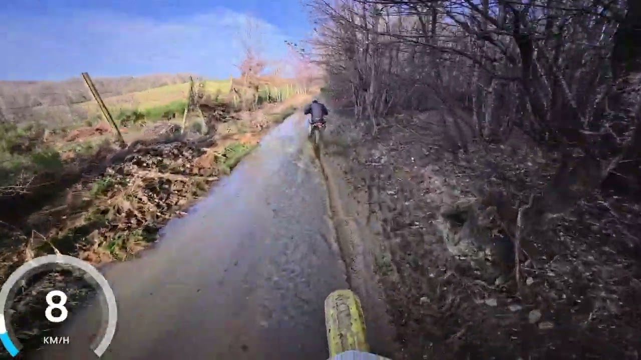 sortie enduro plus rapide ,c'est du bon pour la piste qui va reprendre d'ici la fin du mois