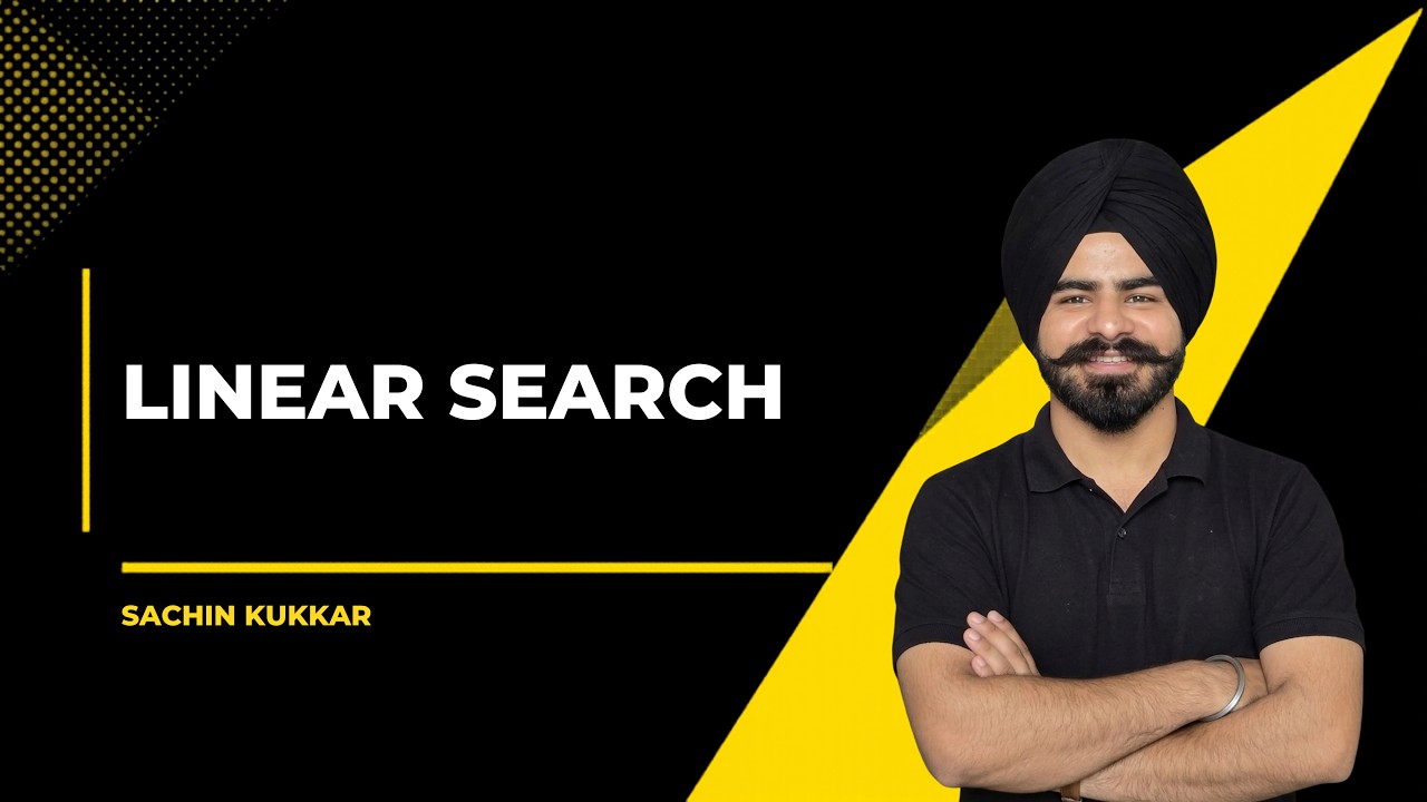 Linear Search in Array | DSA for Beginners | Hinglish Explanation