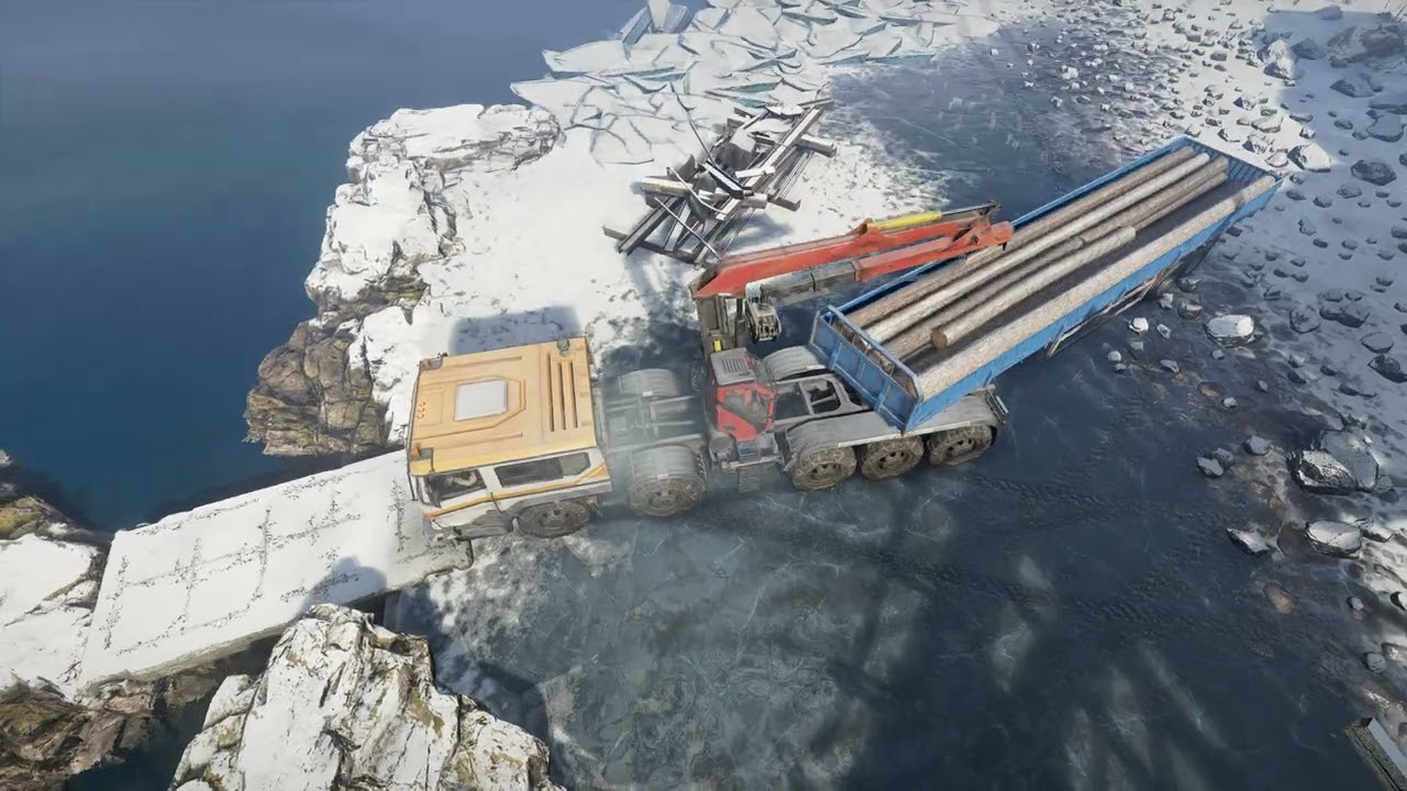 24H SnowRunner HMD #21 Péninsule de Kola Imandra (Hard Mode Difficile)