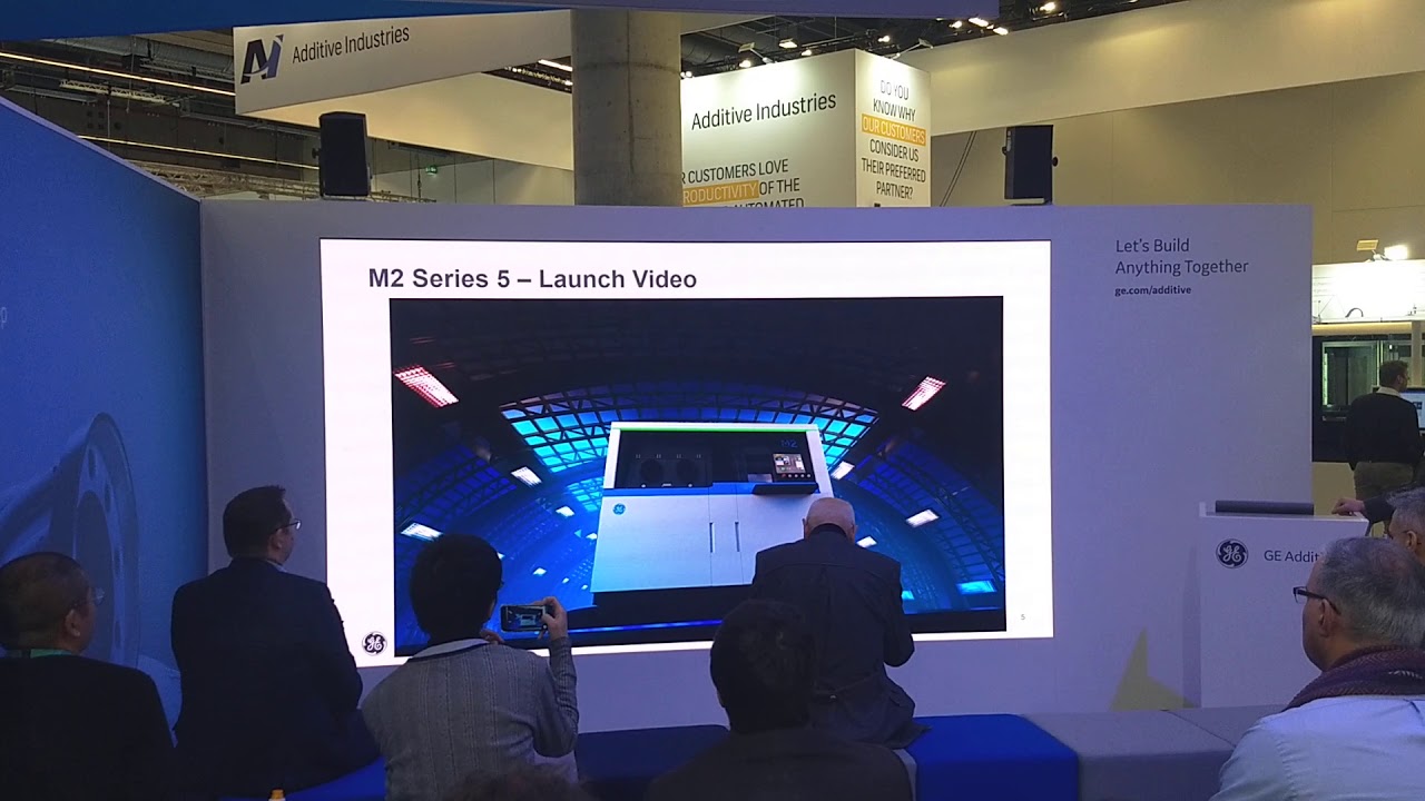 Презентация GE M2 Series 5, Formnext 2019, Messe Frankfurt, Франкфурт, Германия