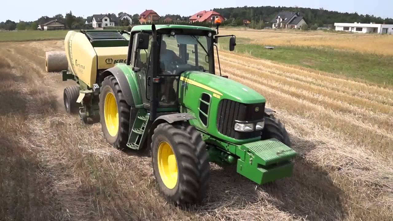 Prasowanie 2014 John Deere 6630 Krone Fortima V1500MC ᴴᴰ