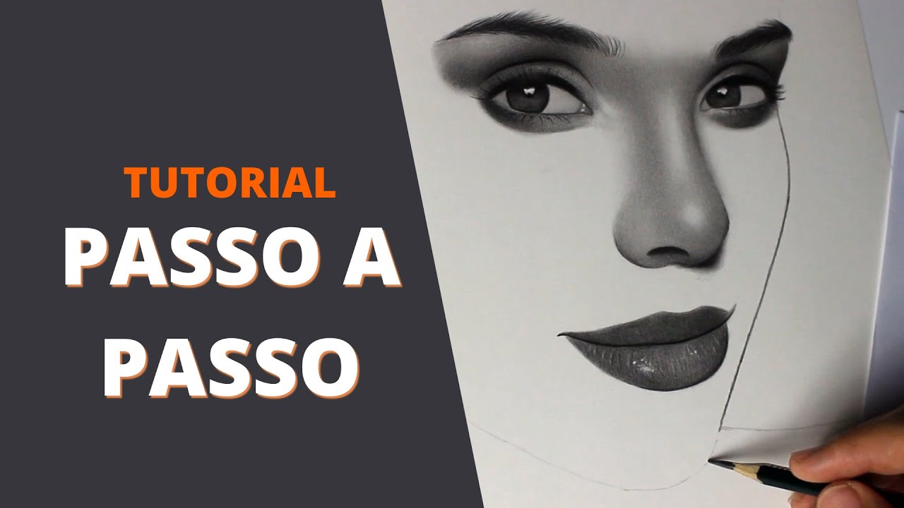[PASSO A PASSO] Como sombrear desenho realista | olhos, nariz e boca