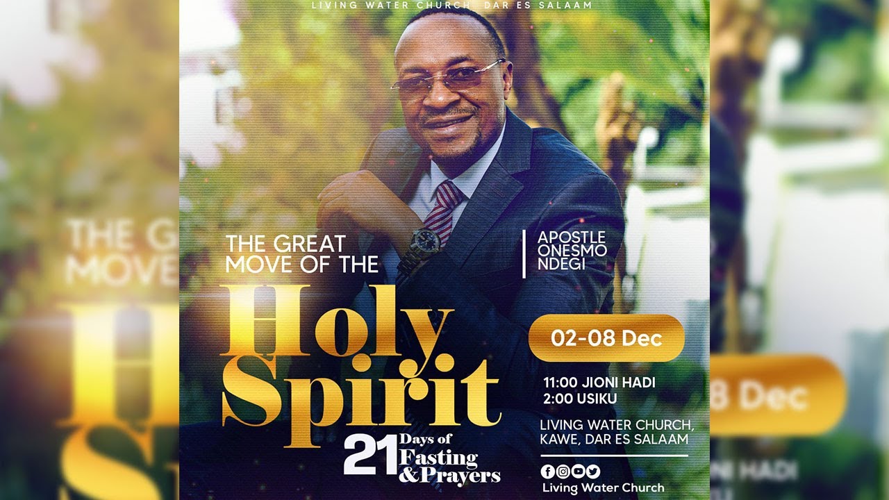 Tatizo ni Ujinga na Kukosa Maarifa -  Apostle  Onesmo  Ndegi - Hitimisho Maombi ya Mfungo wa Siku 21