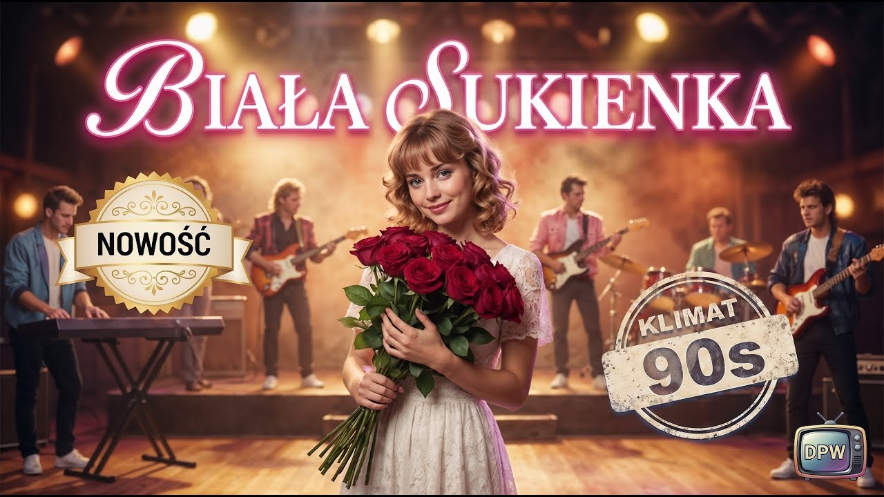 BIAŁA SUKIENKA (Official Video) 🎹 Disco Ponad Wszystko - Nowy Hit w Klimacie Lat 90!