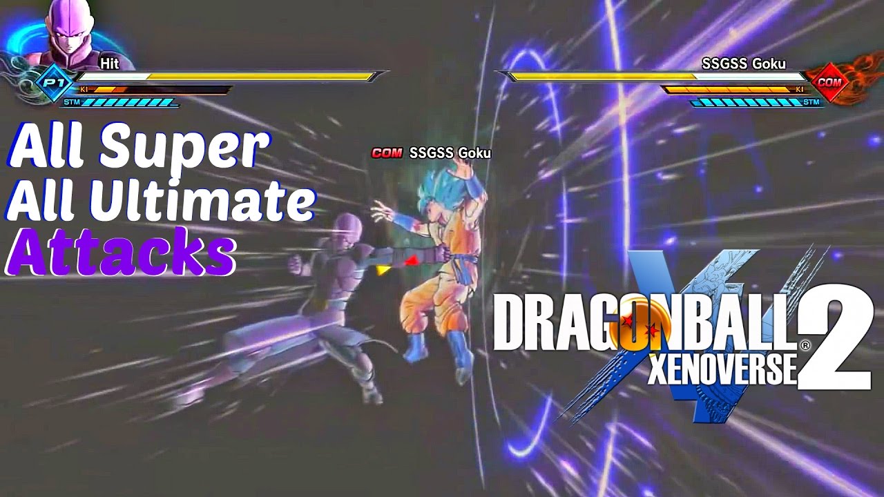 Dragon Ball Xenoverse 2 - All Super and Ultimate Attacks l All Characters