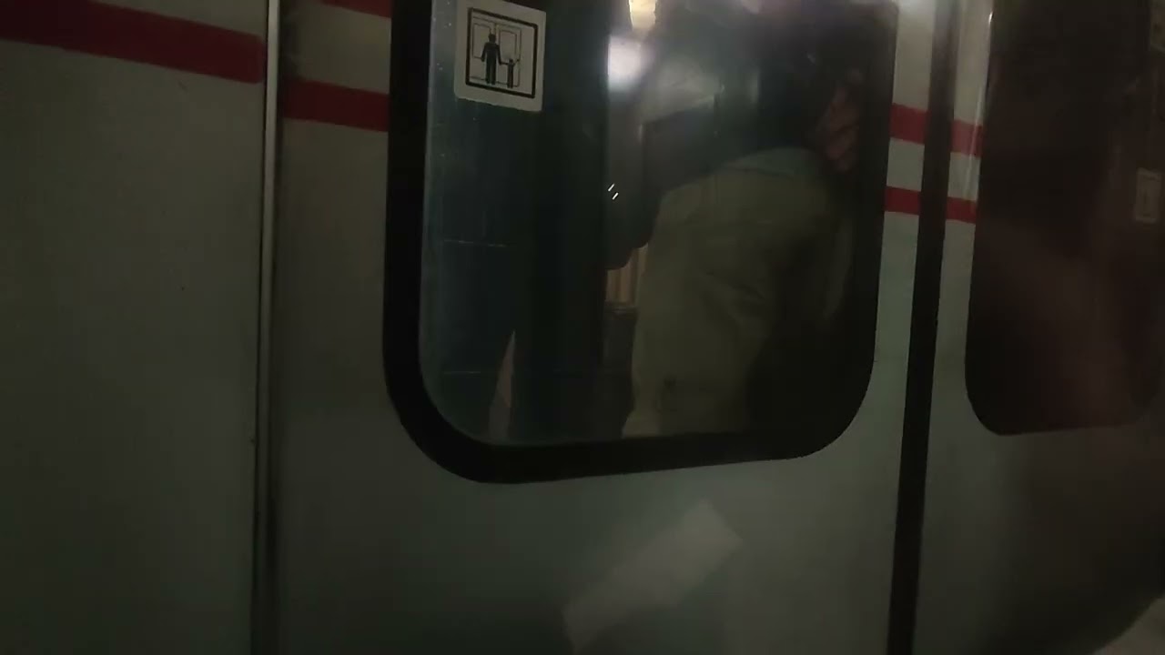 Metro De Stgo L1 CAF NS-07 N2102 San Pablo Hasta Manquehue + Tren Con Destino Manquehue