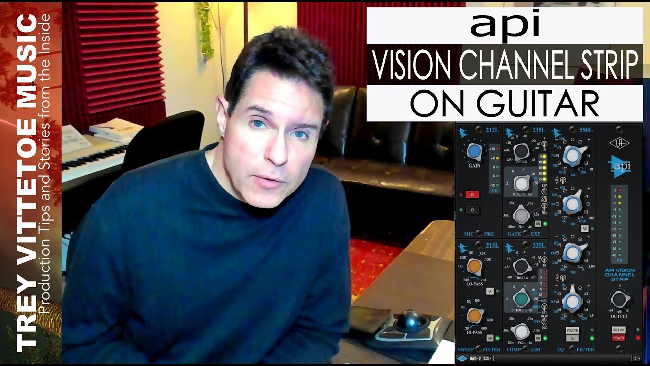The API Vision Channel Strip on GUITARS