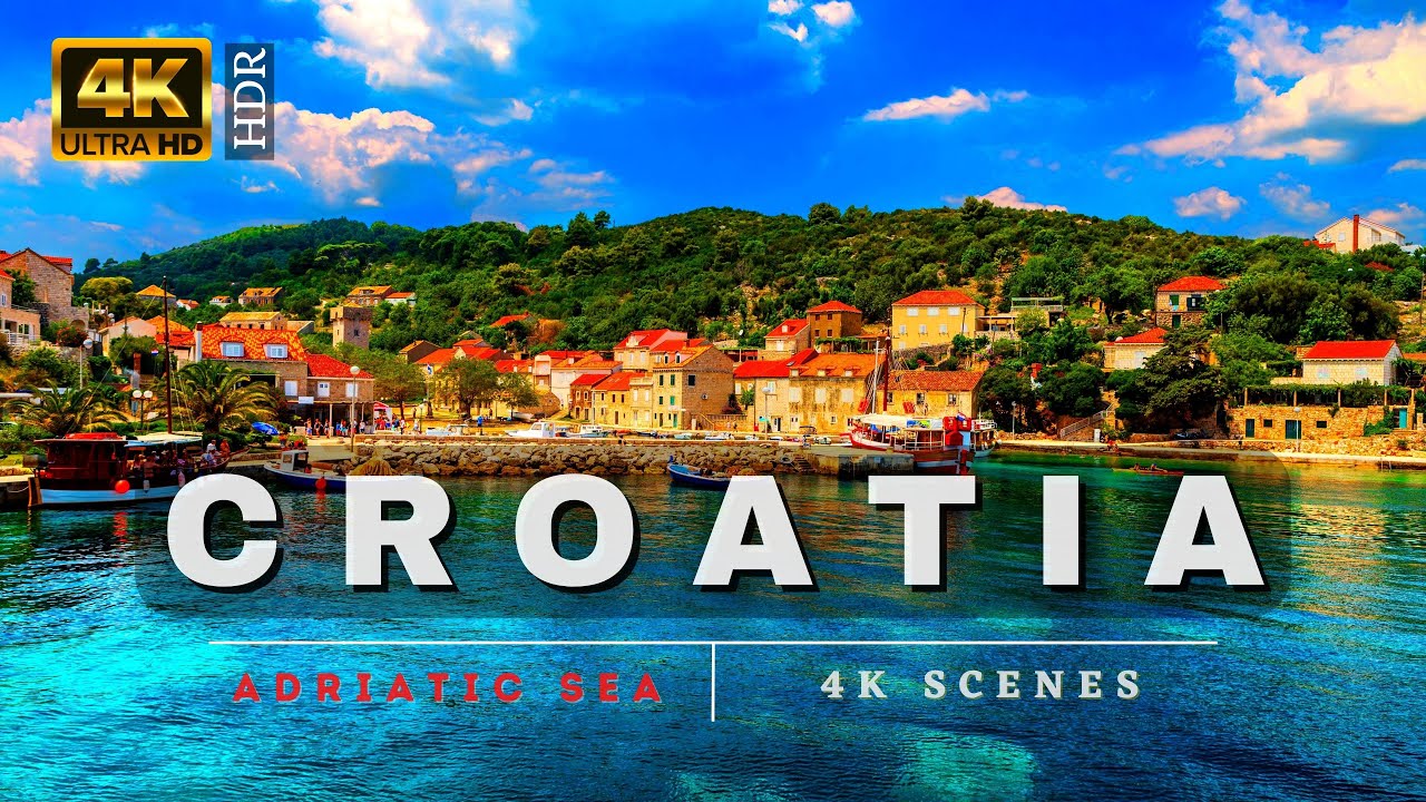 Tremendous View of Croatia in 4K Ultra HD | Adriatic Sea | Virtual Tour 2022