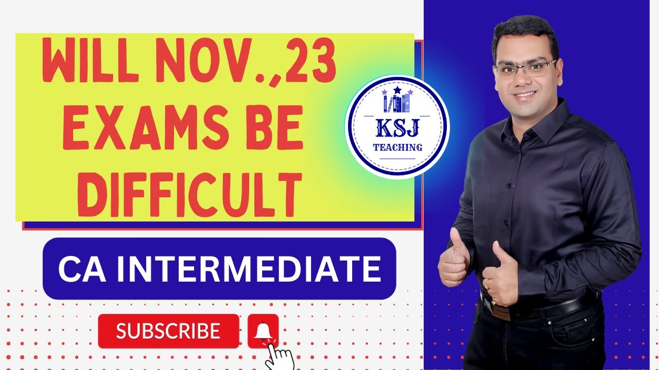 Will ICAI ask Difficult Questions in Nov.,23 attempt...? | CA Saurav Jindal