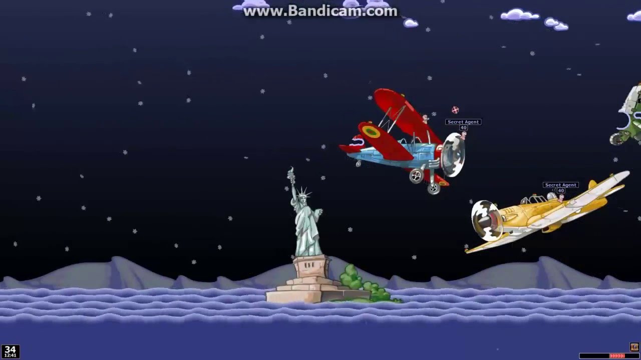 Worms World Party Remastered Custom Mission Atlantic Dash