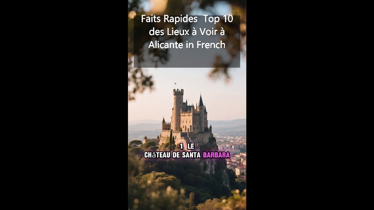 Faits Rapides  Top 10 des Lieux à Voir à Alicante in French